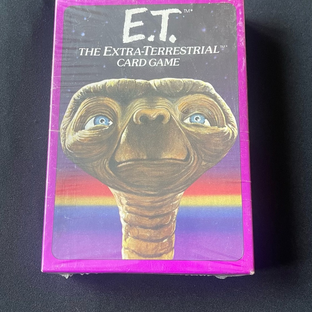 1982 E.T. The Extra-Terrestrial Card Game 35 cards 1 rules card